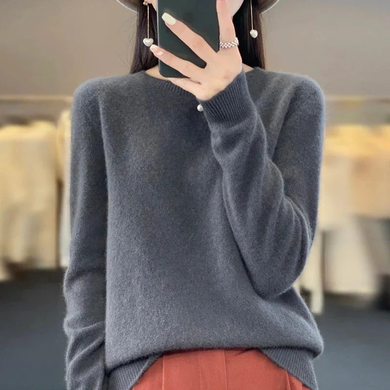 Wolliger Pullover für Herbst und Winter