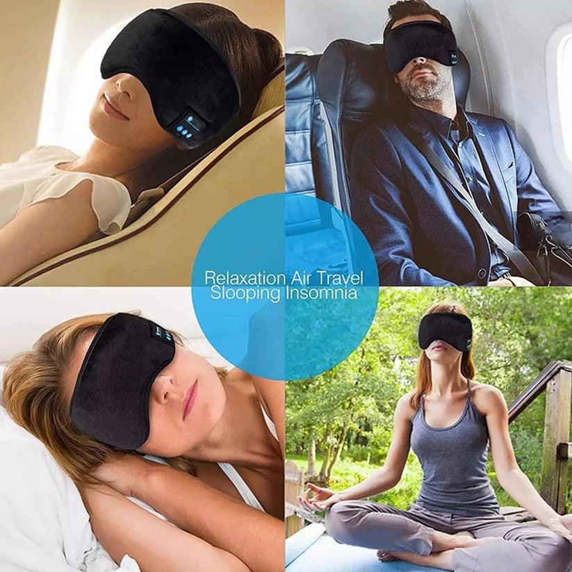 Kabellose Schlafmaske mit Lautsprechern und individueller Passform