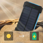 Wasserdichter Solar-Powerbank für Notfälle und Outdoor-Aktivitäten