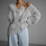 Eleganter Kaschmirpullover für Damen mit Rundhalsausschnitt
