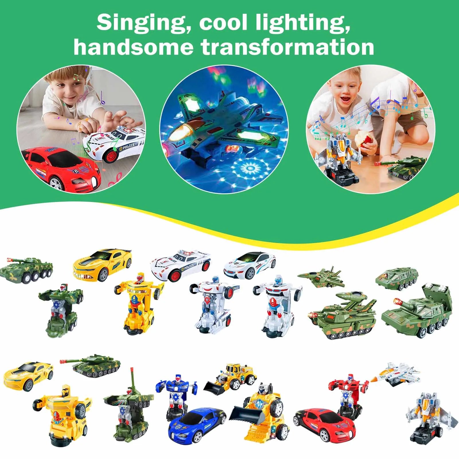 Militärpanzer für Kinder – Spielzeugauto mit Lichtern und Musik