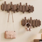 Eleganter Wandhaken aus hochwertigem Holz
