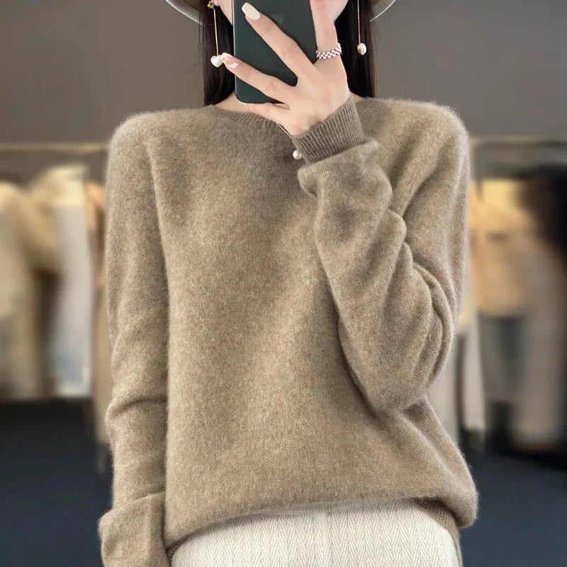 Wolliger Pullover für Herbst und Winter