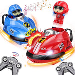 Fernbedienbare Stoßwagen mit Auswurf-Funktion, 2er Set für Kinder
