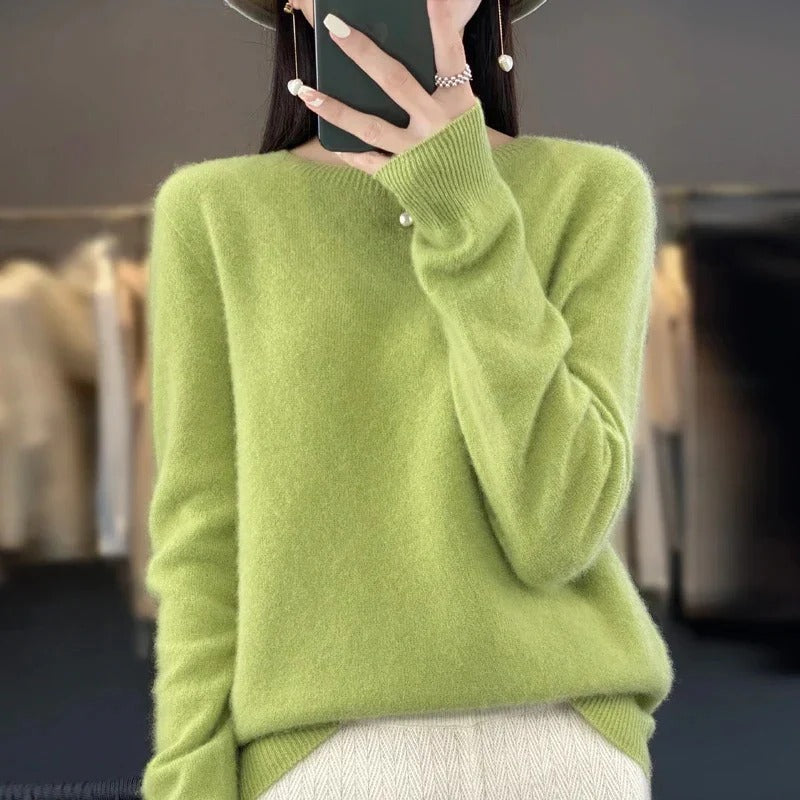 Wolliger Pullover für Herbst und Winter