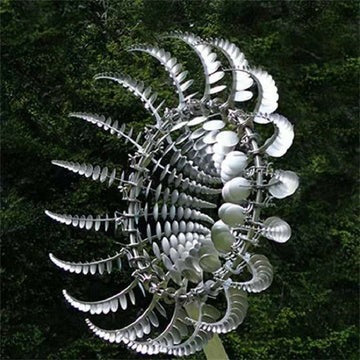 Zauberhafte Metall-Windmühle | Rostfreie Gartenkunst für jeden Wind