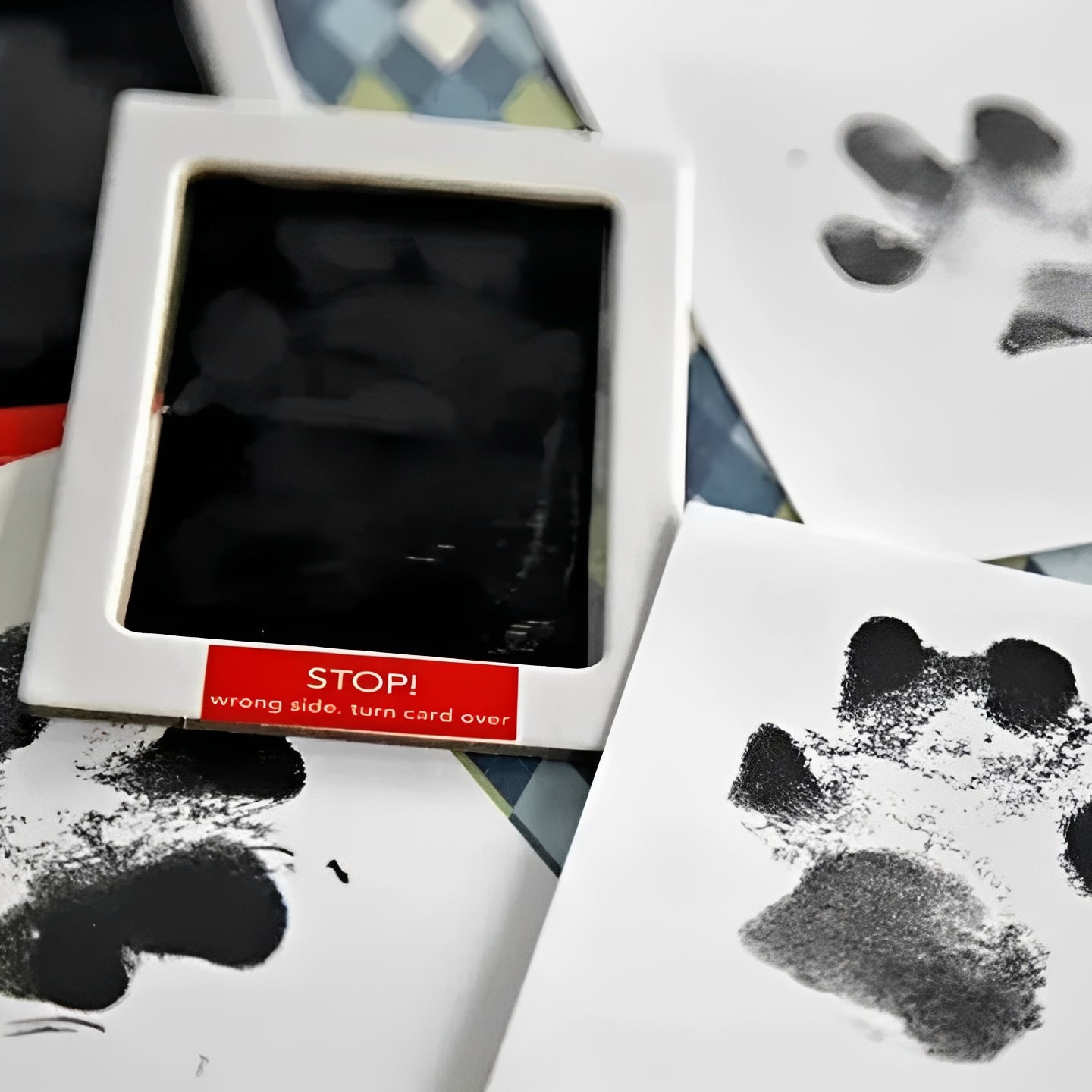 Abdruckset für Pfotenabdrücke von Hunden und Katzen