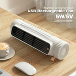Kompakter, kabelloser Turmventilator für Zuhause und Büro