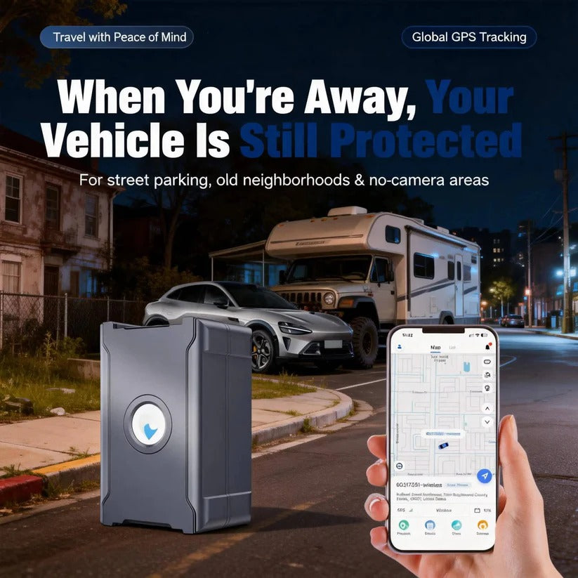 Intelligenter GPS-Fahrzeugtracker mit IoT-SIM und Geofencing