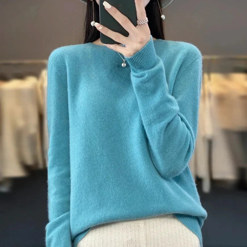 Wolliger Pullover für Herbst und Winter