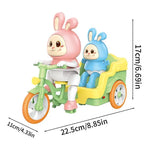 Kinderfahrradspielzeug mit Anhänger – Lustiges Kaninchen-Design
