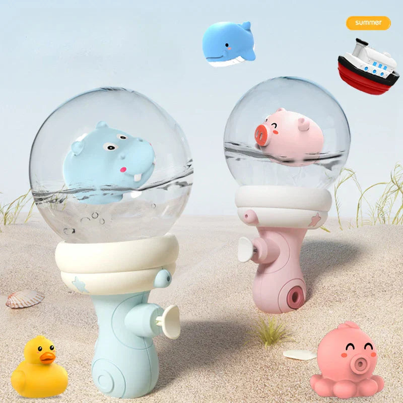 Bunte Wasserpistole mit Tierdesigns – Spaß im Wasser für Kinder