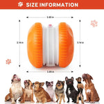 Interaktives Hundespielzeug mit Rollen und Seil – 2er Set