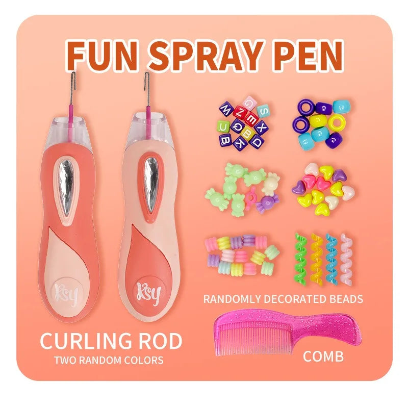 Haarflechtmaschine für Kinder – DIY-Set mit Perlen und Zubehör