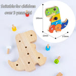 Sensorisches Spielzeug für Kinder – Dino zum Drehen und Entdecken