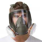 Vielseitige Vollgesichtsmaske mit Antibeschlag-Glas und Silikon-Dichtung