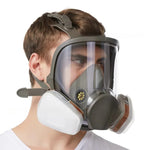Vielseitige Vollgesichtsmaske mit Antibeschlag-Linse und Silikon-Dichtung