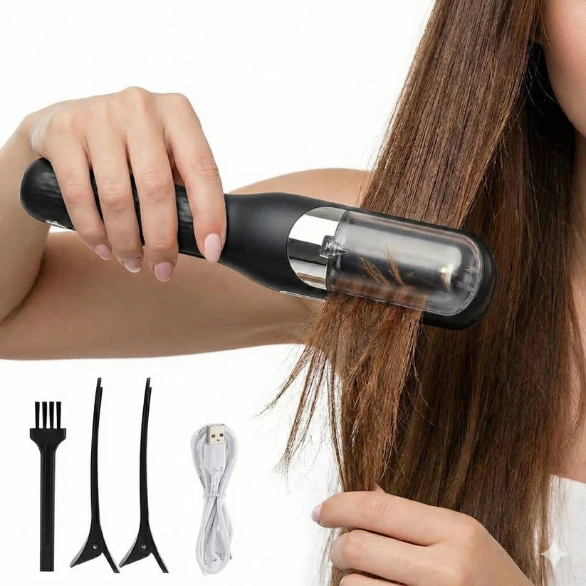 Tragbarer Haarschneider für Spliss mit wiederaufladbarem Akku