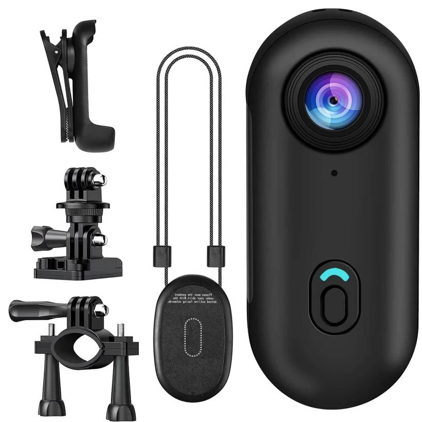 Magnetische 4K Action-Kamera für Radtouren mit 120-Grad-Weitwinkel