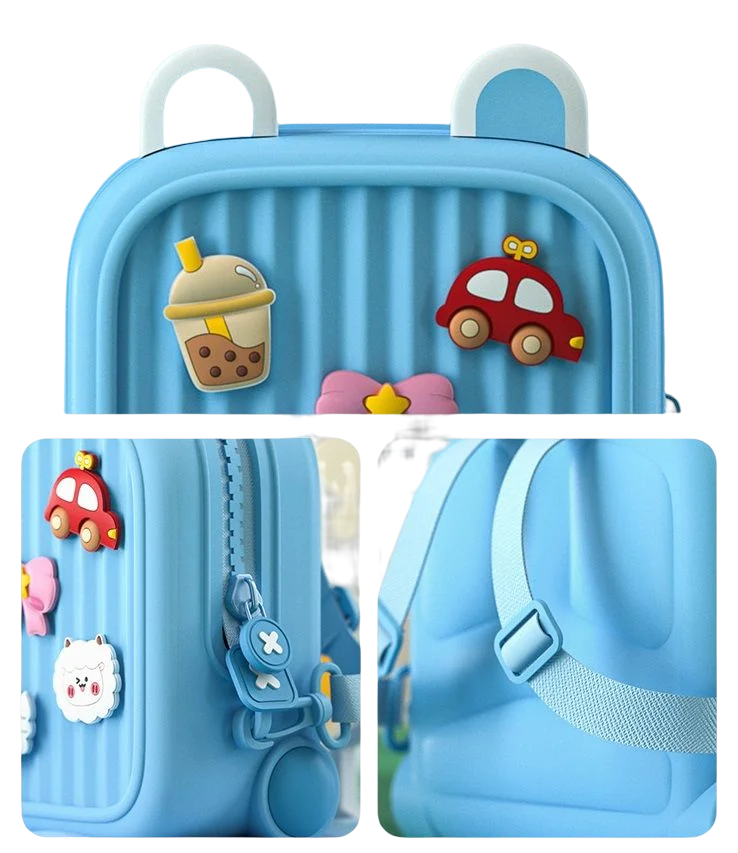 Kinderrucksack mit 3D-Tierdesigns – Ideal für kleine Entdecker