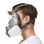 Vielseitige Vollgesichtsmaske mit Antibeschlag-Glas und Silikon-Dichtung