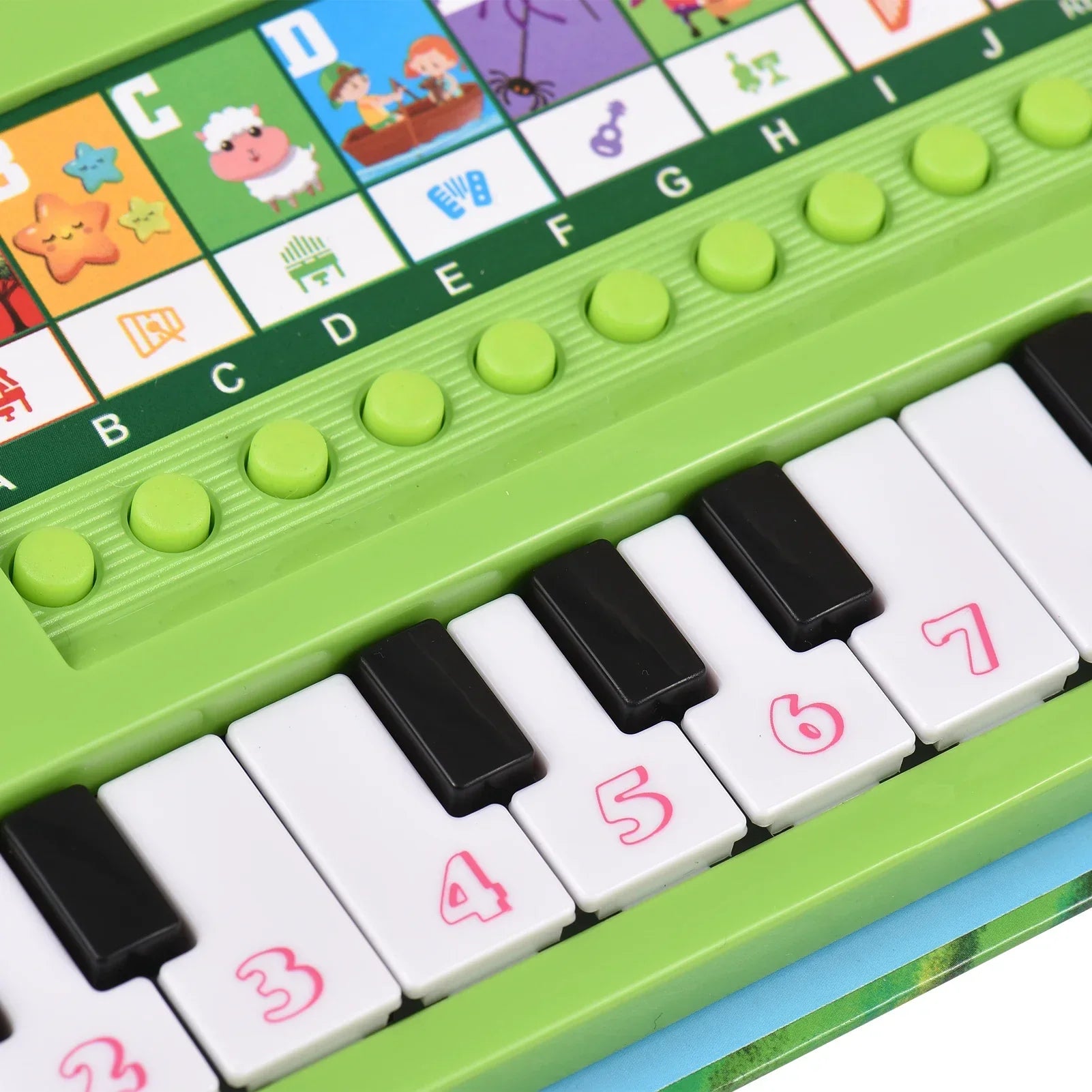 Kinder-Klavierbuch mit Lichtern und Melodien – Musik für Kinder