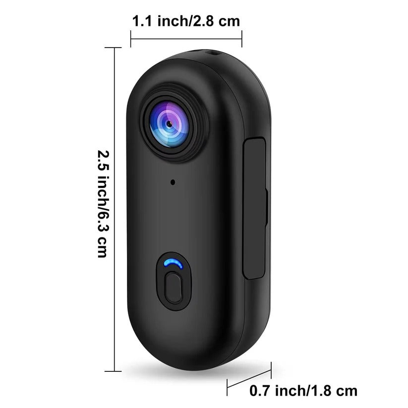 Magnetische 4K Action-Kamera für Radtouren mit 120-Grad-Weitwinkel