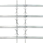 Verstellbarer Sicherheitsgitter für Fenster mit 3 Querstreben
