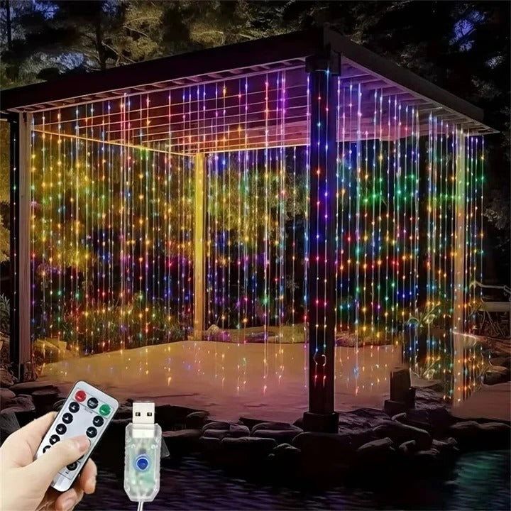 USB-Betriebene LED Vorhanglichter für Innen- und Außenbereich