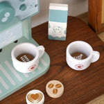Holzspielzeug-Kaffeemaschine für Kinder – Espresso-Set für Baristas