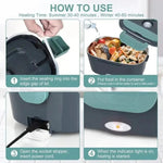 Elektrische Lunchbox mit Heizfunktion für Auto und Büro