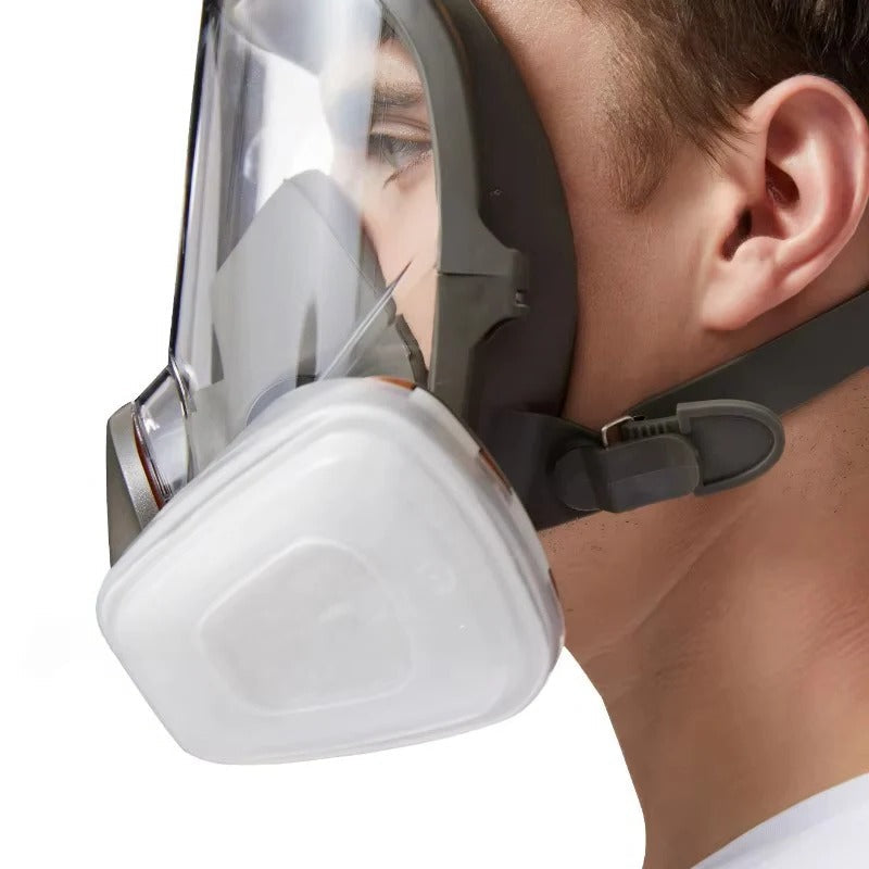 Vielseitige Vollgesichtsmaske mit Antibeschlag-Linse und Silikon-Dichtung