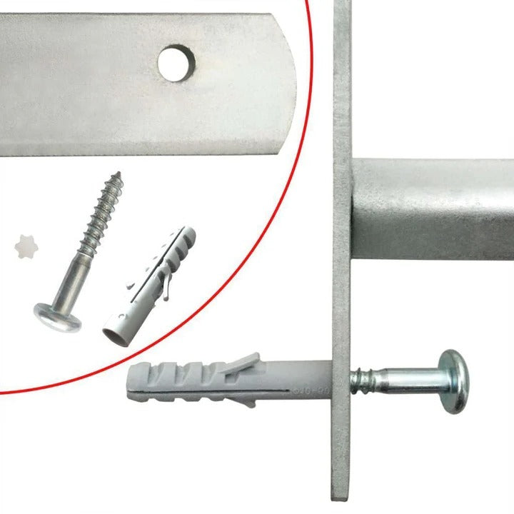 Verstellbarer Sicherheitsgitter für Fenster mit 3 Querstreben