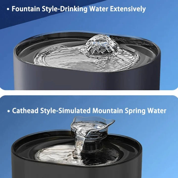 Intelligente Katzenwasserquelle mit Filtersystem
