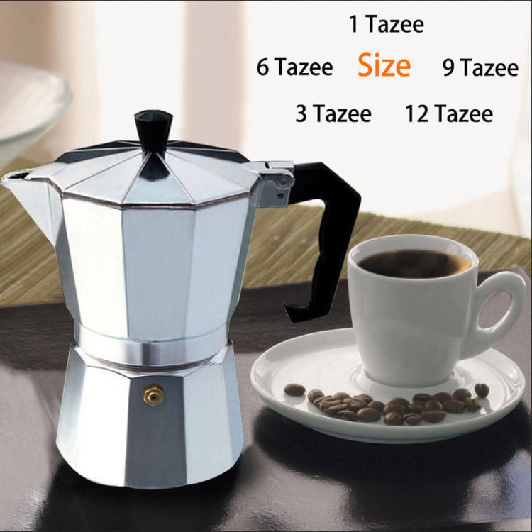 Italienischer Espressozauber: 12 Tassen Moka-Kanne für den Herd