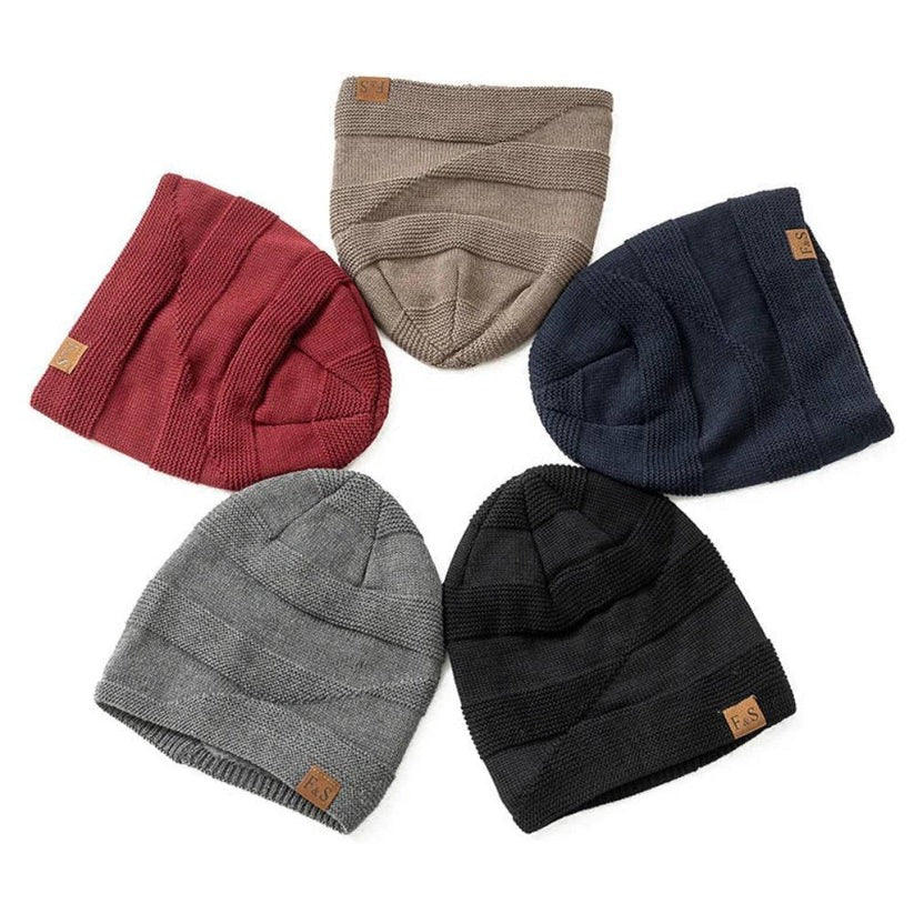Gemütliche Strickmütze für Herren – Idealer Kälteschutz
