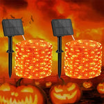 Solarbetriebene LED Lichterkette für den Garten