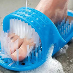 Praktischer Fußreiniger für die Dusche mit konturierten Borsten