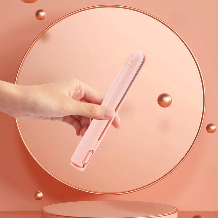 2-in-1 Haarglätter und Lockenstab für vielseitiges Styling