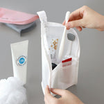 Wasserfeste Reise-Toilettentaschen mit Fächern – Set aus 2
