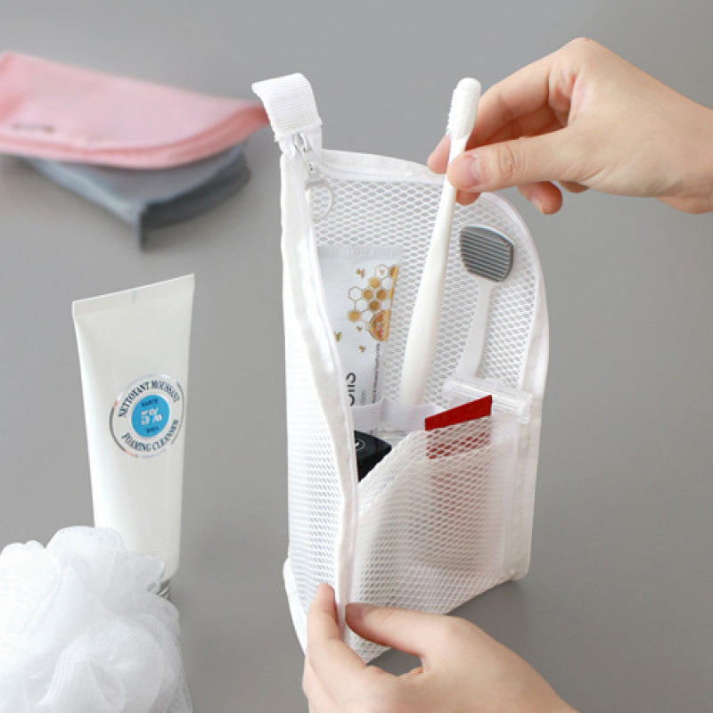 Wasserfeste Reise-Toilettentaschen mit Fächern – Set aus 2