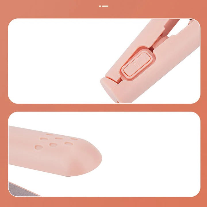 2-in-1 Haarglätter und Lockenstab für vielseitiges Styling