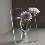 Moderner Acrylbilderrahmen mit Blumenvasenfunktion