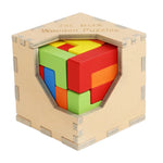 3D Holzpuzzle Tetris – Herausforderndes Spiel für Kinder und Erwachsene