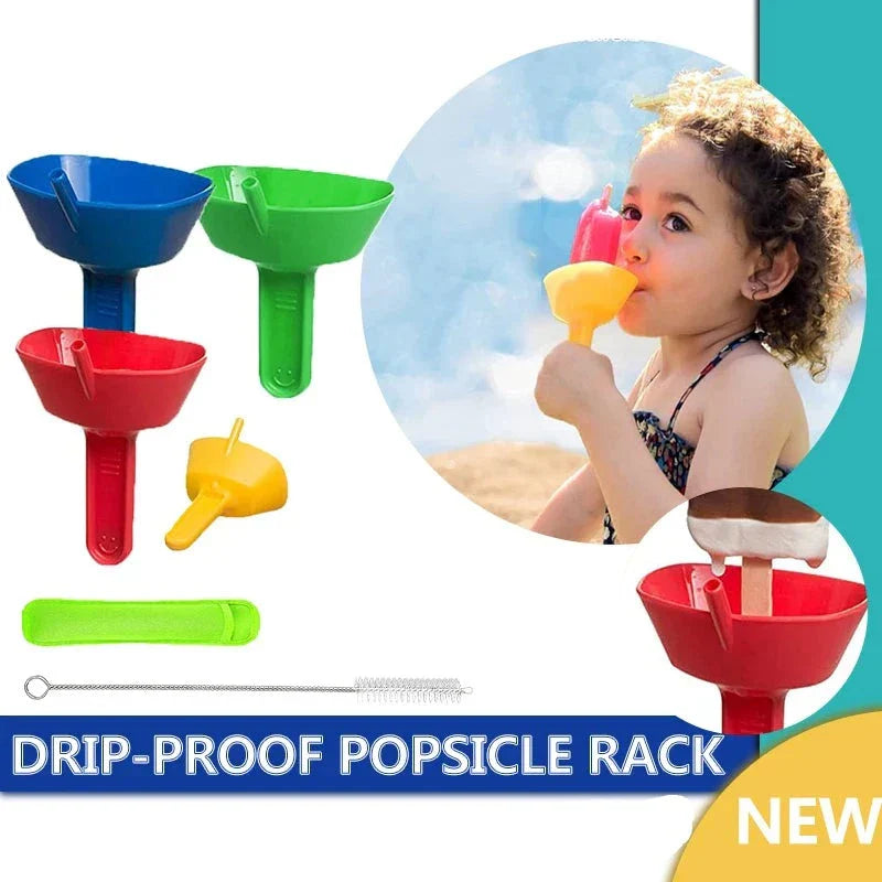 Eisgenuss ohne Tropfen – Kinderfreundlicher Eishalter mit Spritzschutz