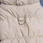 Winterjacke mit integriertem Leinenring für Hunde und Katzen