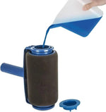 Selbstansaugender Farbroller mit Pinsel