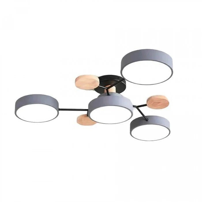 Stylische Deckenleuchte mit verzweigtem Design und LED-Technologie