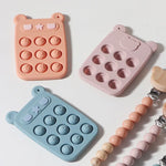 Stressabbau für Babys – Weicher Silikon-Beißring und Fidget-Spielzeug