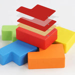 3D Holzpuzzle Tetris – Herausforderndes Spiel für Kinder und Erwachsene